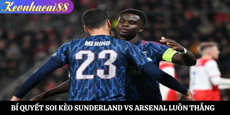 Bí quyết soi kèo Sunderland vs Arsenal luôn thắng
